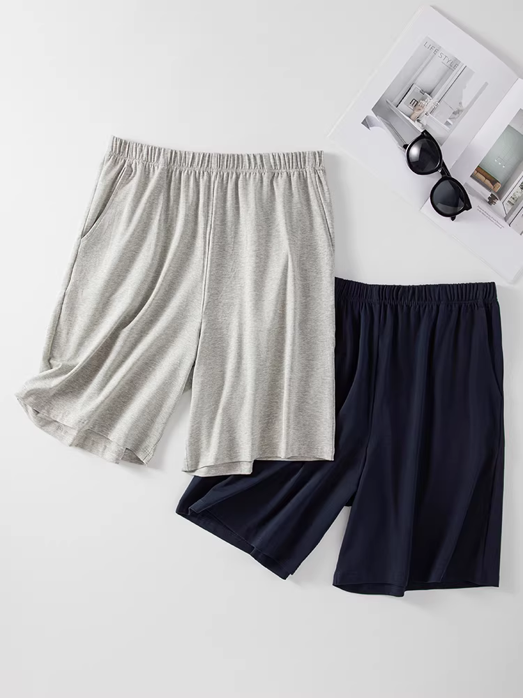Men's Cotton Sleep Shorts &ndash; Soft & Breathable 