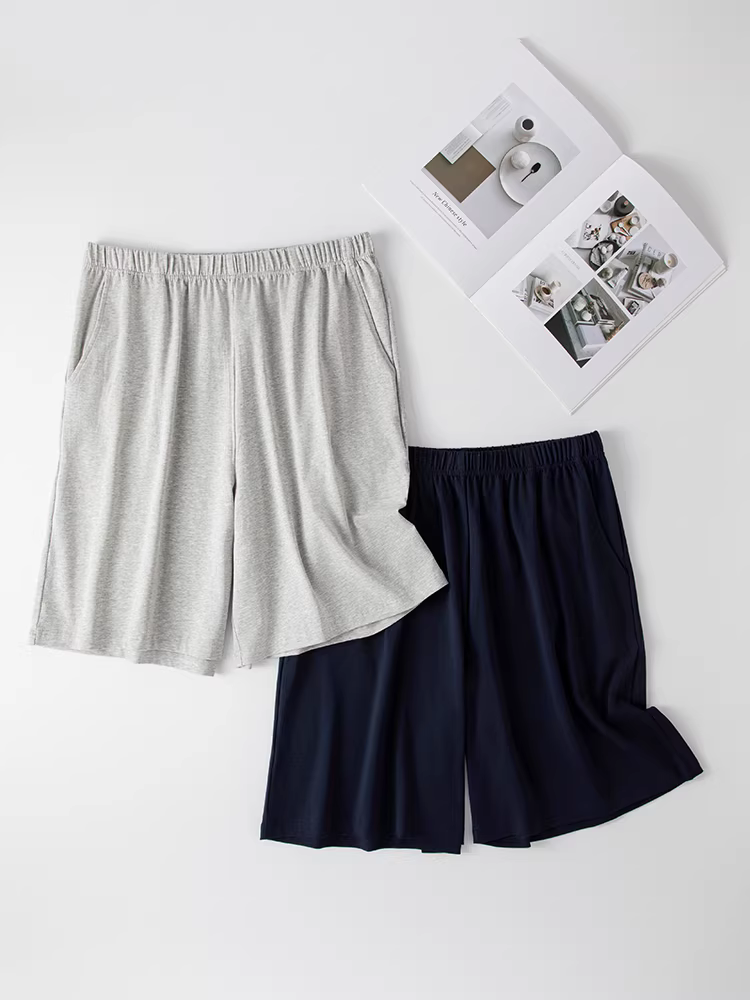 Men's Cotton Sleep Shorts &ndash; Soft & Breathable 