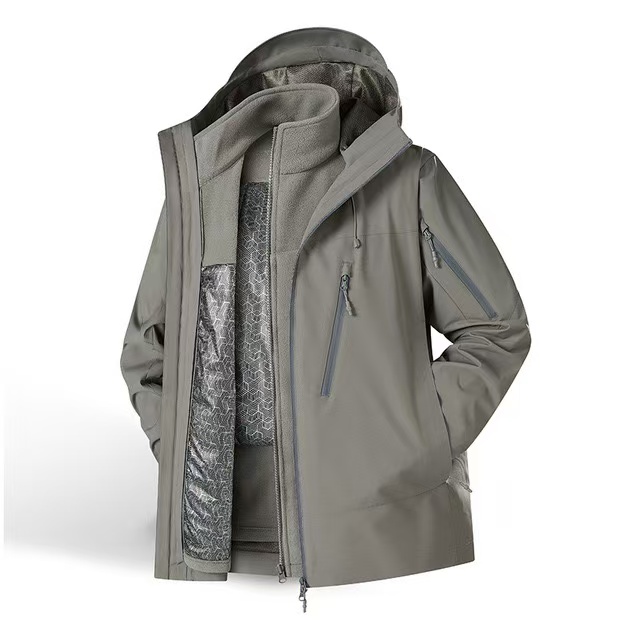 Men's Waterproof Hiking Jacket &ndash; Windproof & Breathile Outdoor Shell